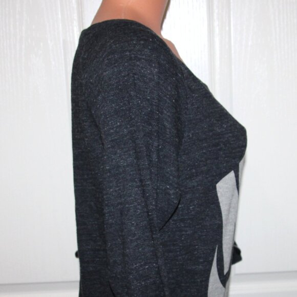 LN! NIKE Size XS Y2K Scoop Neck 3/4 Sleeve Casual Wear Knit Top - Picture 6 of 11